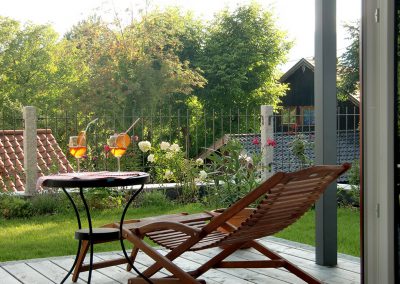 Terrasse Ferienwohnung